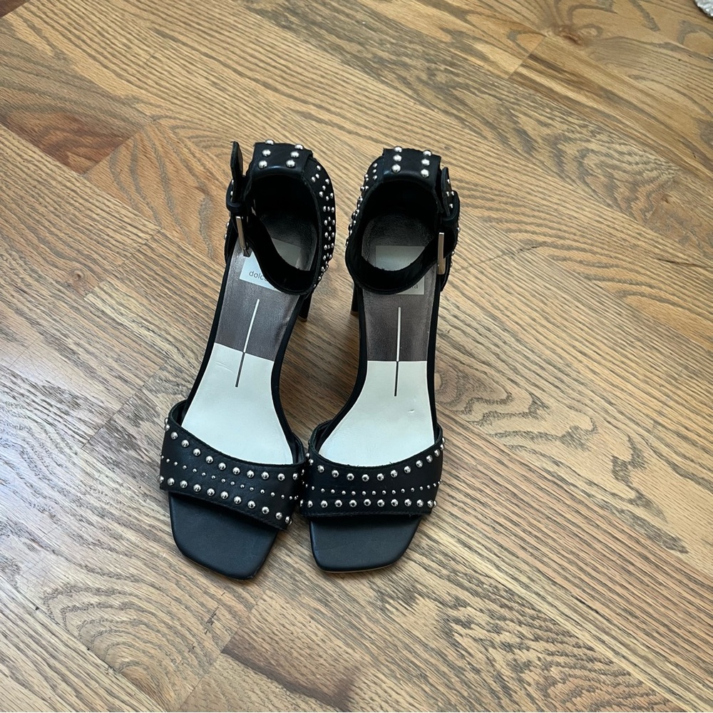 Studded Black Sandals